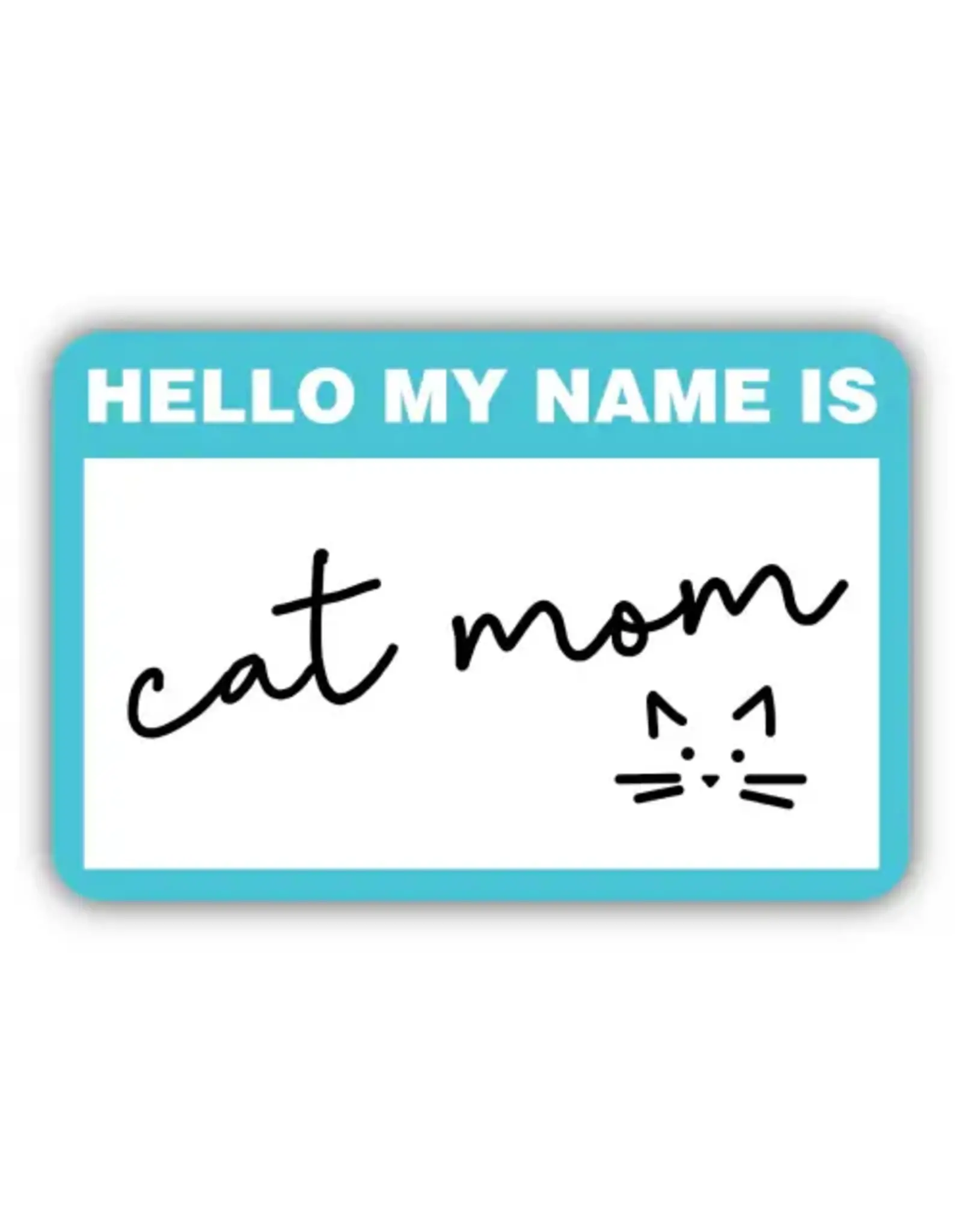 Stickers Northwest Cat Mom Name Tag Sticker
