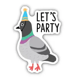 Stickers Northwest Let's Party Pigeon Sticker