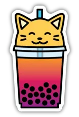 Stickers Northwest Cat Boba Sticker