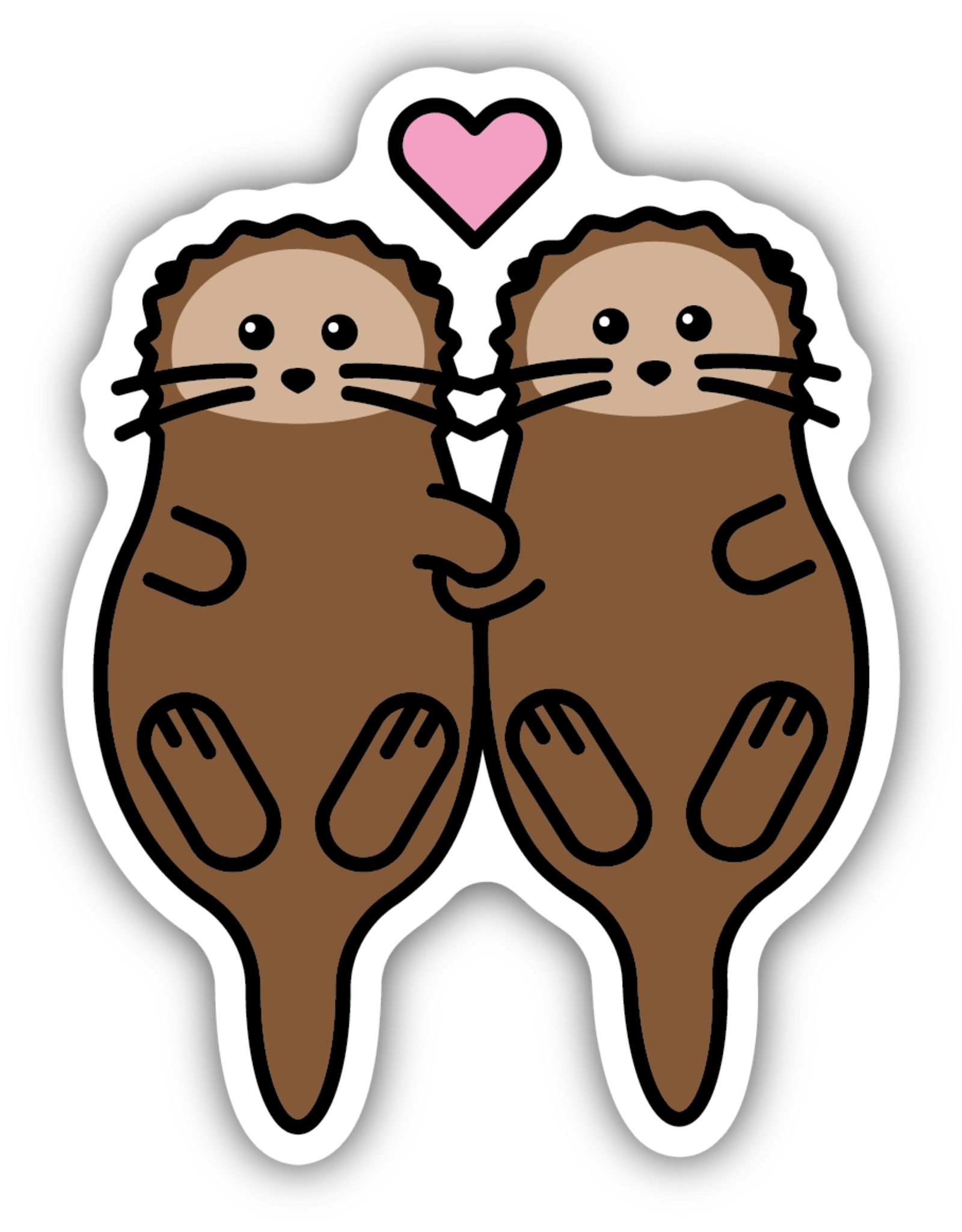 Stickers Northwest Sea Otter Duo Sticker
