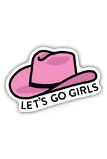 Stickers Northwest Lets Go Girls Pink Hat Sticker