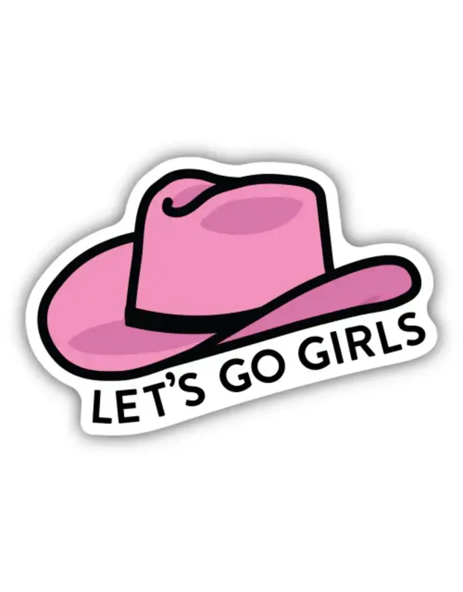 Stickers Northwest Lets Go Girls Pink Hat Sticker