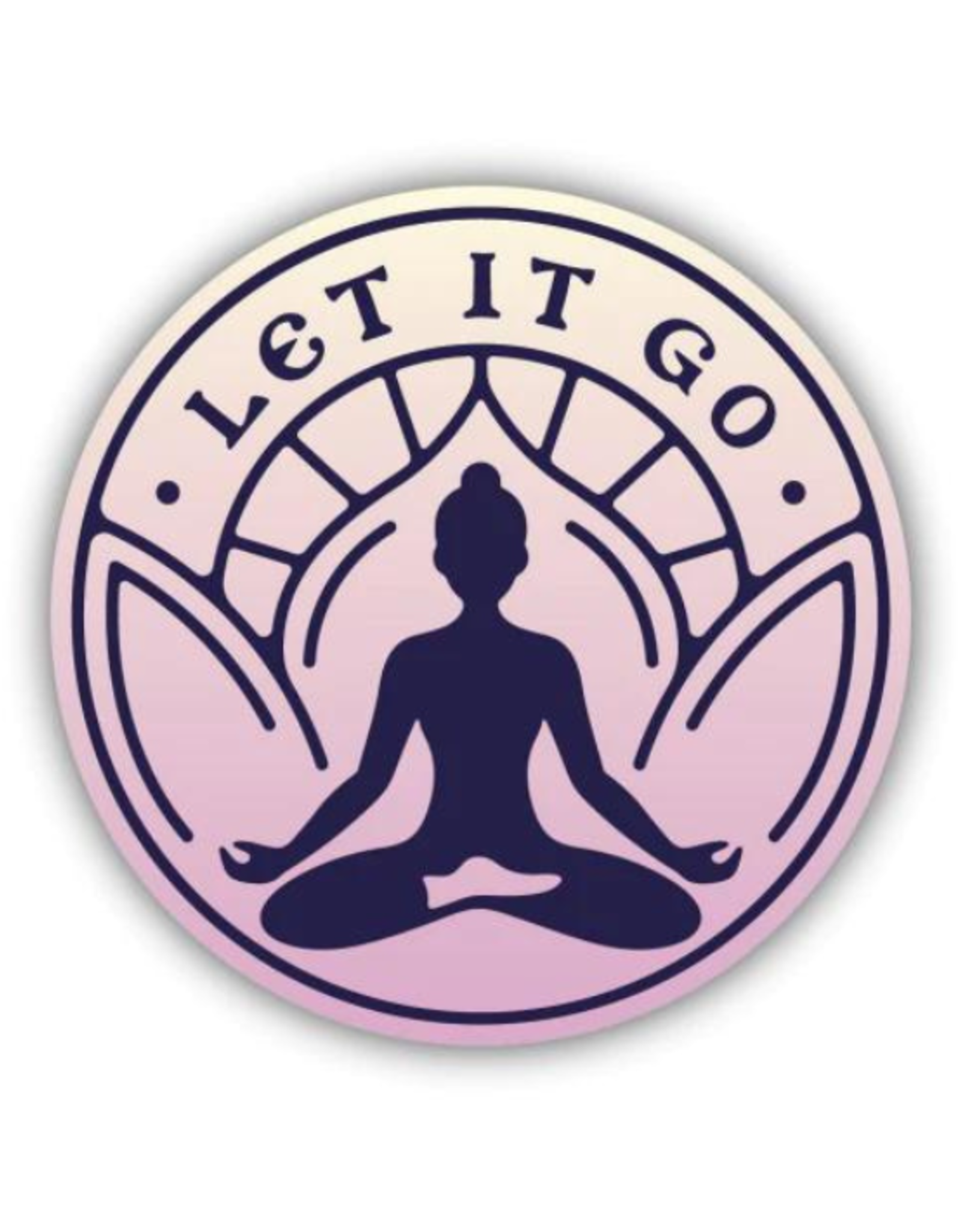 Stickers Northwest Let It Go Yoga Badge Sticker