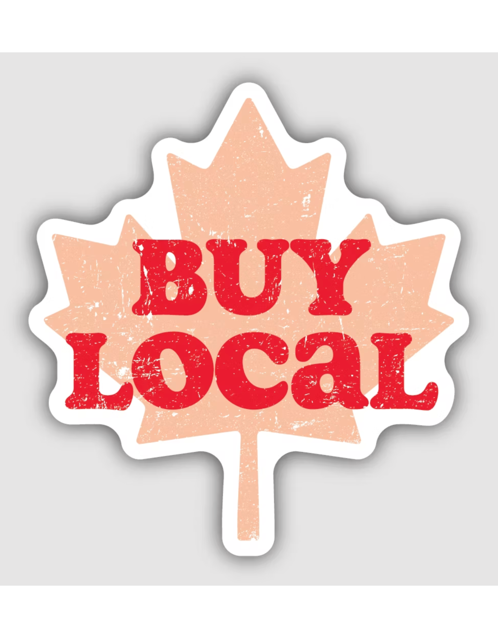 Stickers Northwest Buy Local Maple Leaf Sticker