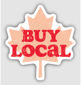Stickers Northwest Buy Local Maple Leaf Sticker
