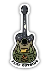 Stickers Northwest Play Outside Nature Guitar Sticker