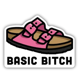 Stickers Northwest Basic Bitch Pink Sandal Sticker