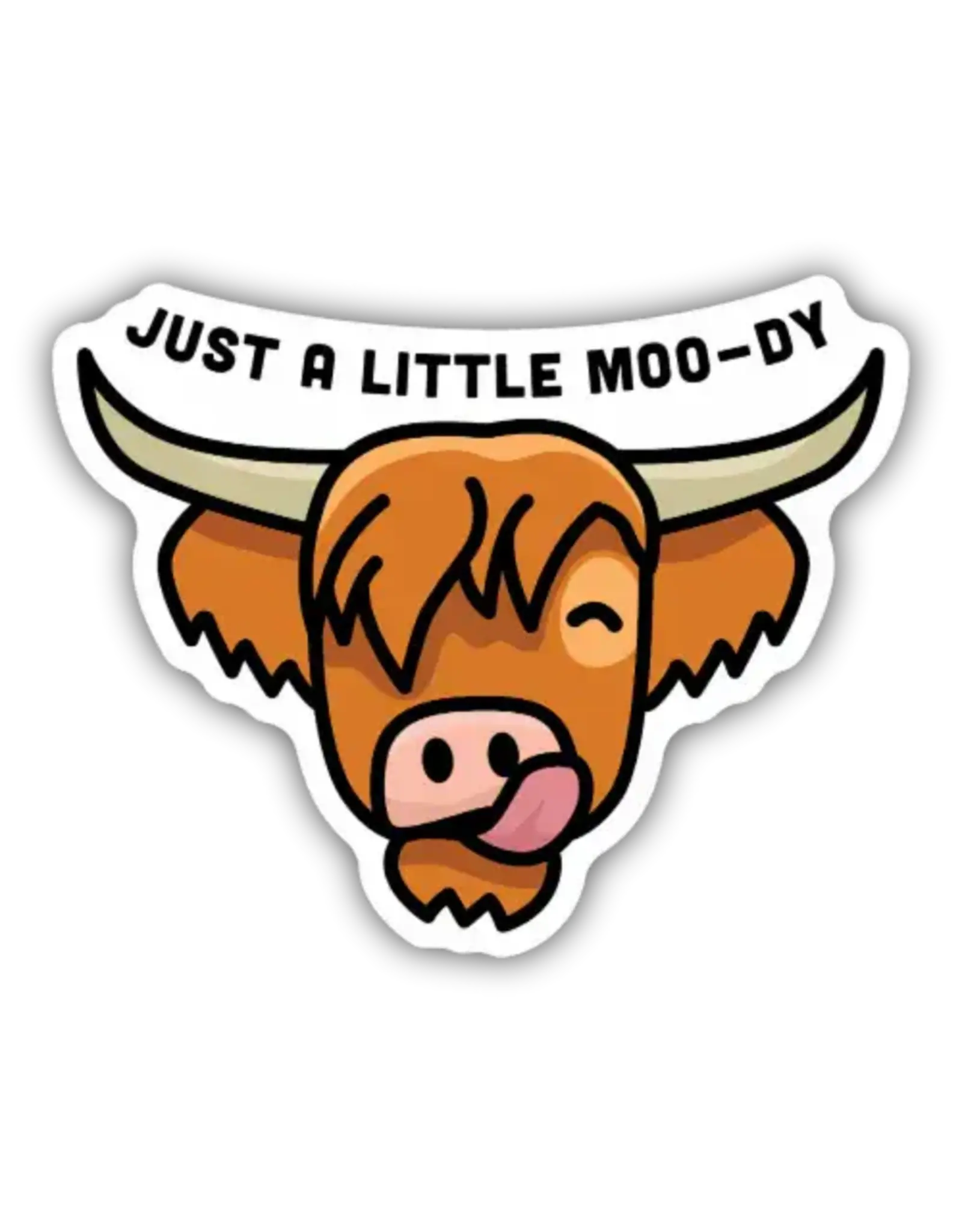 Stickers Northwest Highland Cow Vinyl Sticker