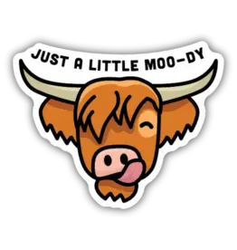 Stickers Northwest Highland Cow Vinyl Sticker
