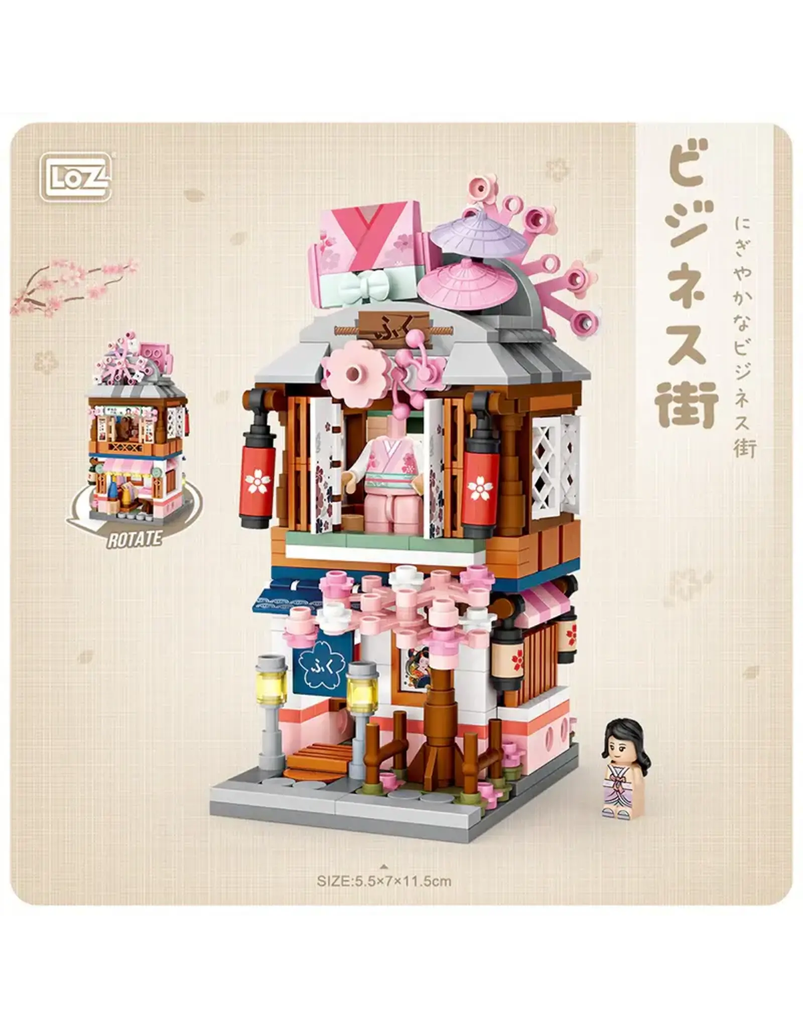 LOZ Kimono Shop Mini Block Set