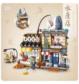 LOZ Fish Shop Mini Block Set