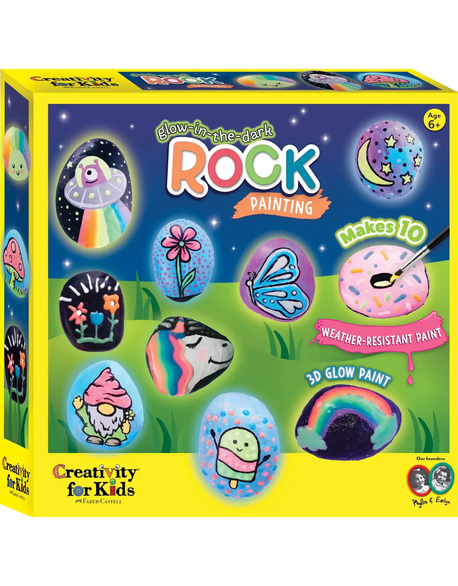 Creativity For Kids Glow in the Dark Rock Painting Kit