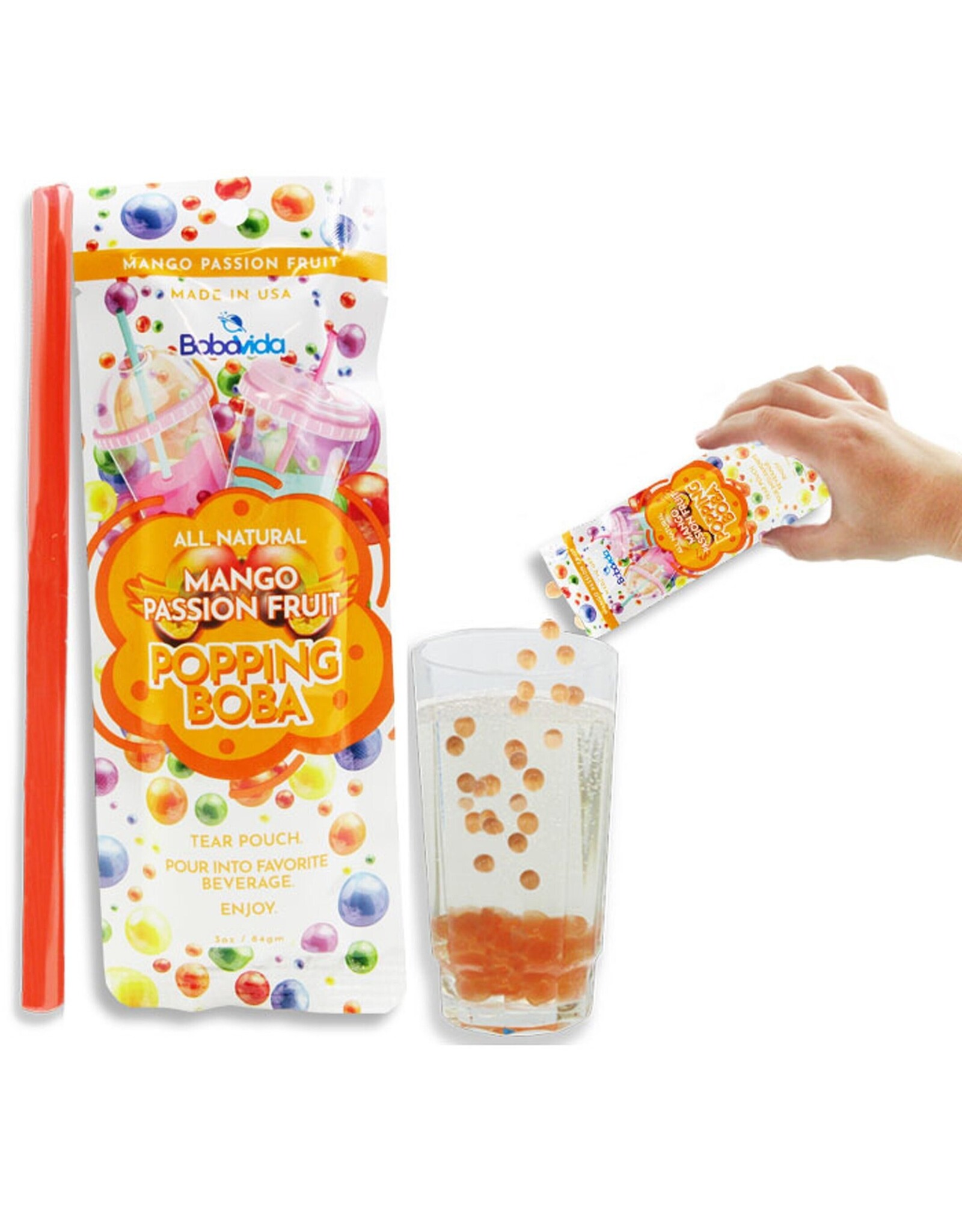 Boba Vida - Mango Passion Fruit