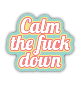 Stickers Northwest Calm The Fuck Down Sticker