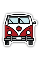 Stickers Northwest Bus Maple Leaf Front View Sticker