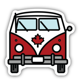 Stickers Northwest Bus Maple Leaf Front View Sticker