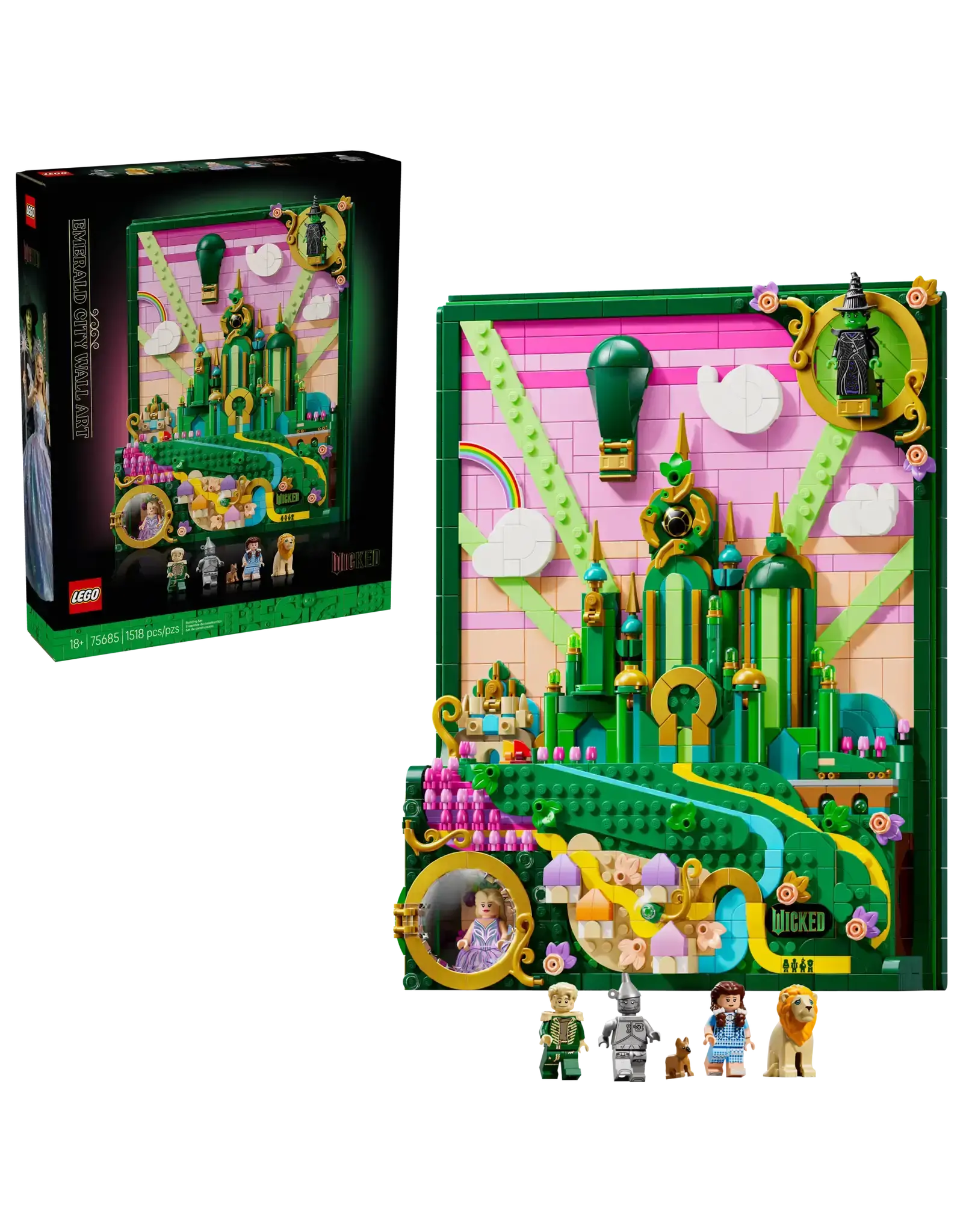 Lego Emerald City Wall Art