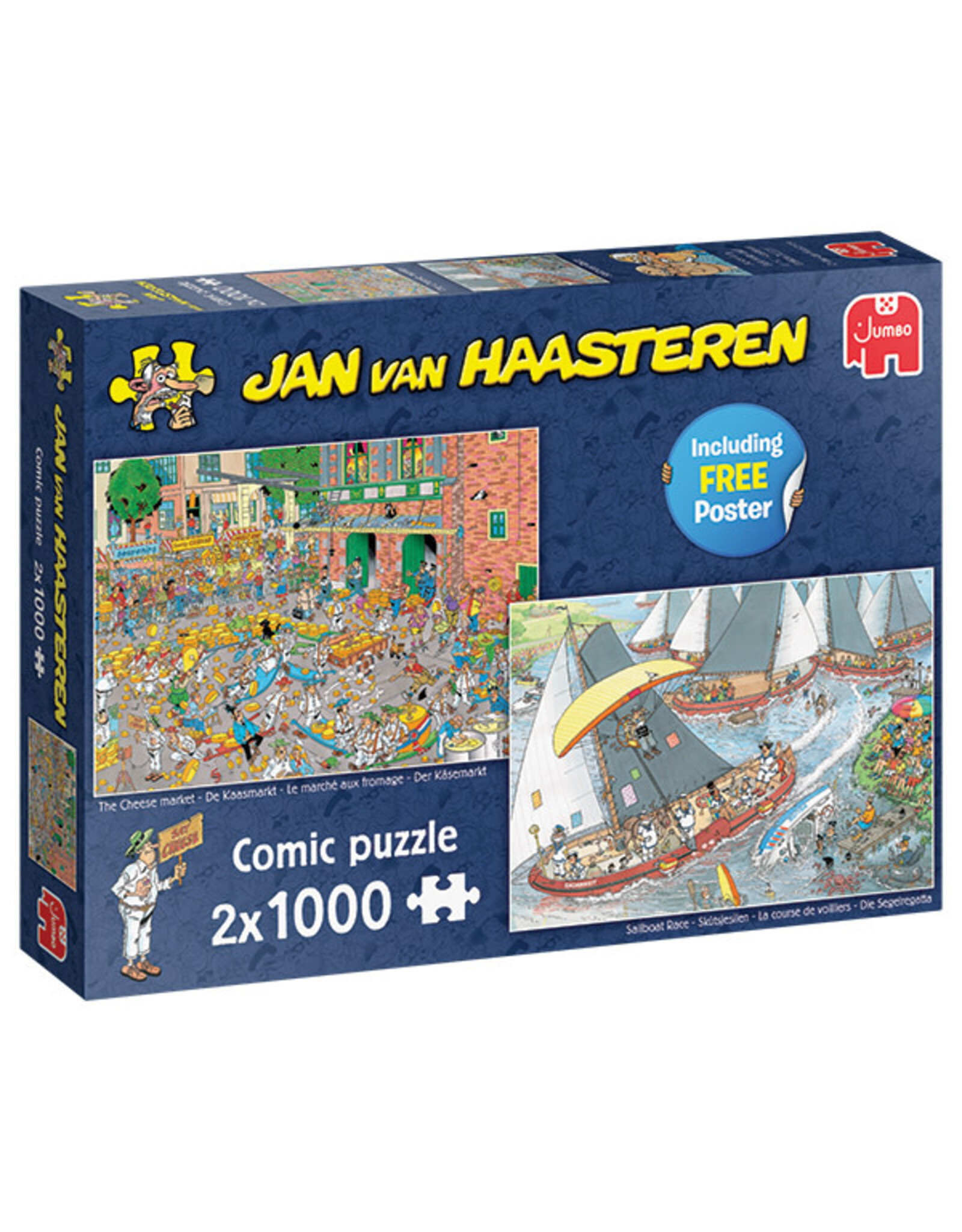 Jumbo The Cheese Market & Sailboat Race, JvH 2x1000pc