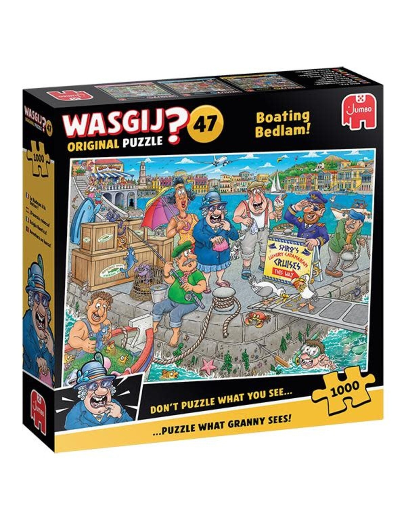 Jumbo Wasgij Original #47 - Boating Bedlam! 1000pc