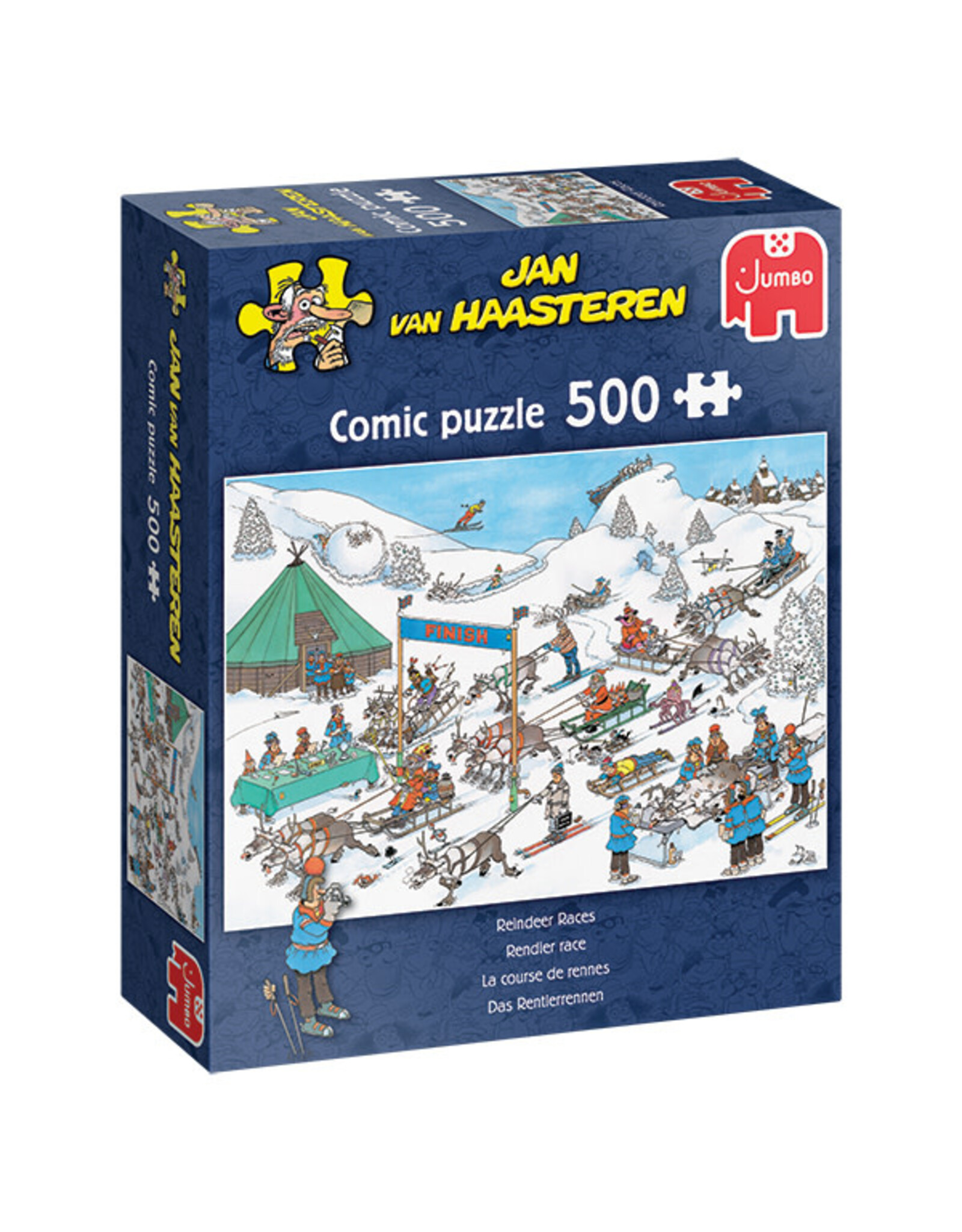 Jumbo Reindeer Race, JvH 500pc