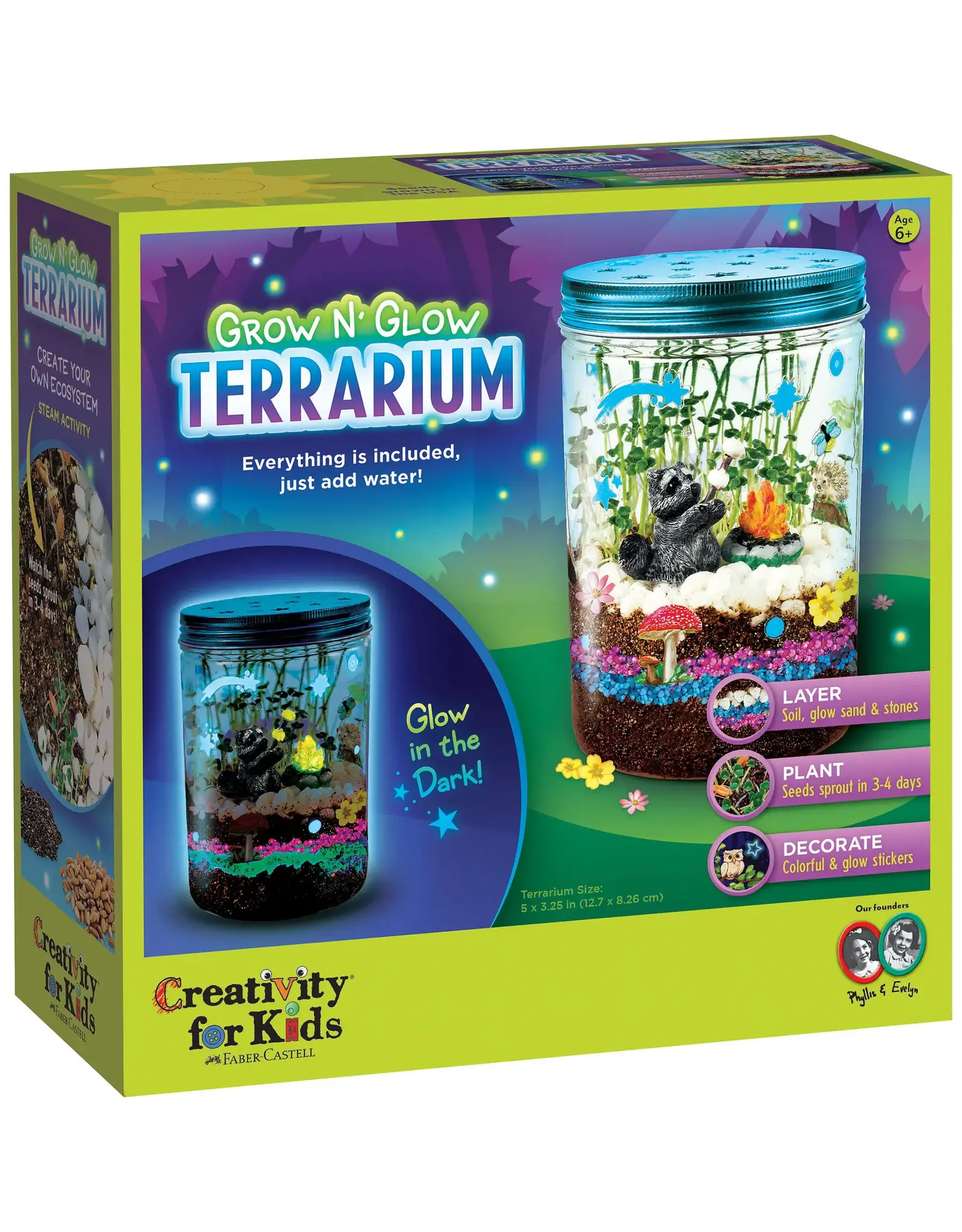 Creativity For Kids Grow N Glow Terrarium