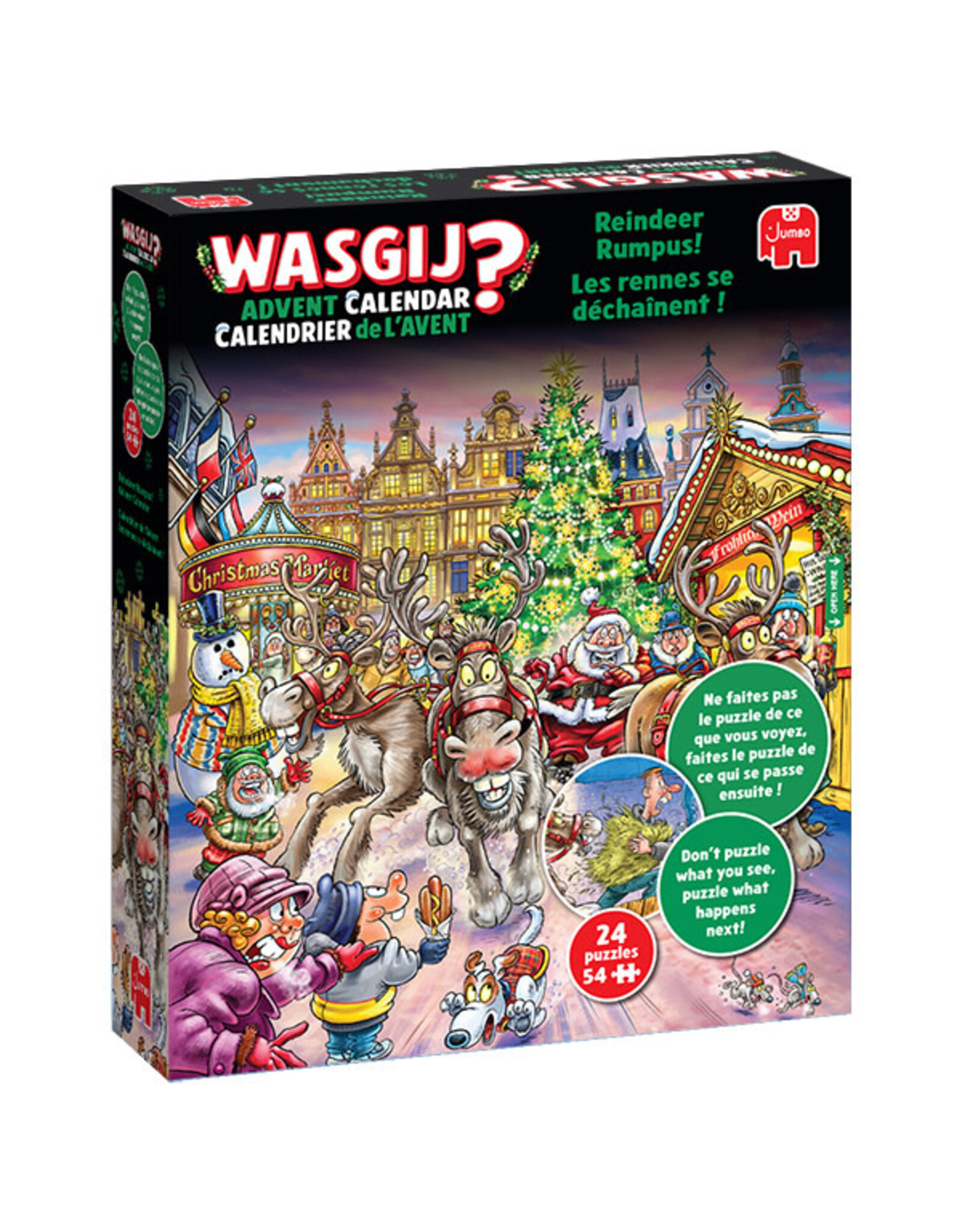 Jumbo Wasgij Reindeer Rumpus! Advent Calendar 2025