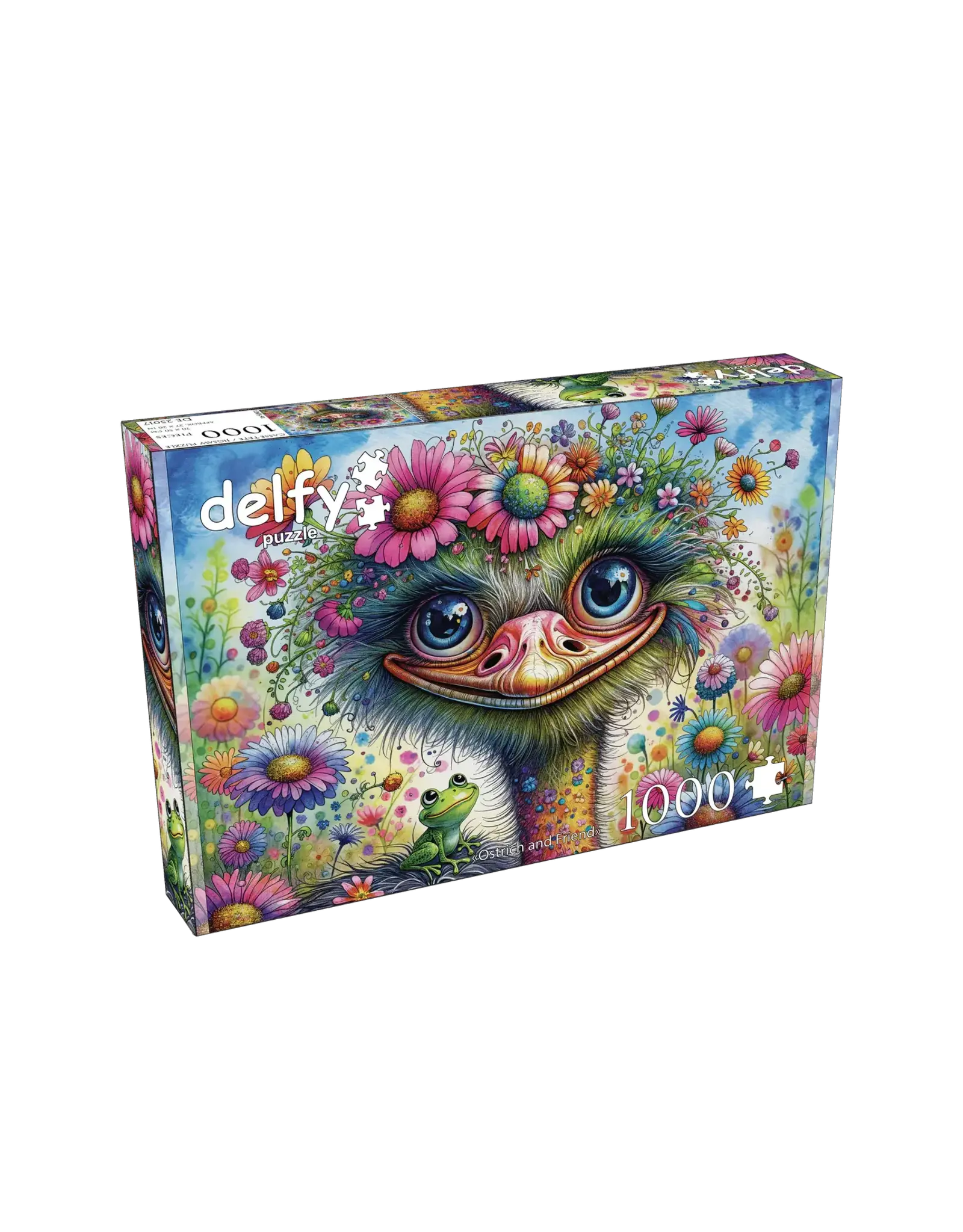 Delfy Ostrich and Friend 1000pc
