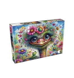 Delfy Ostrich and Friend 1000pc