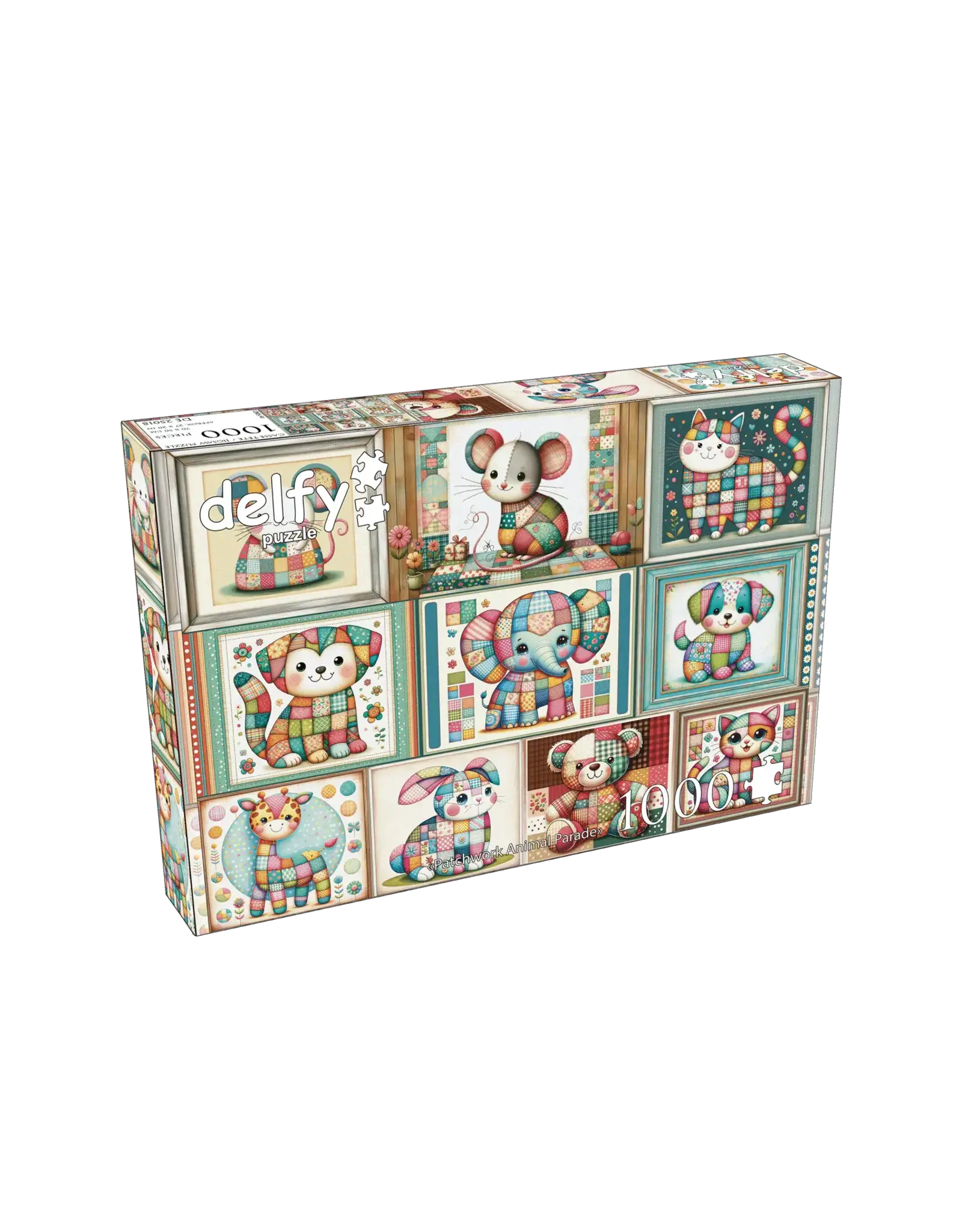 Delfy Patchwork Animal Parade 1000pc