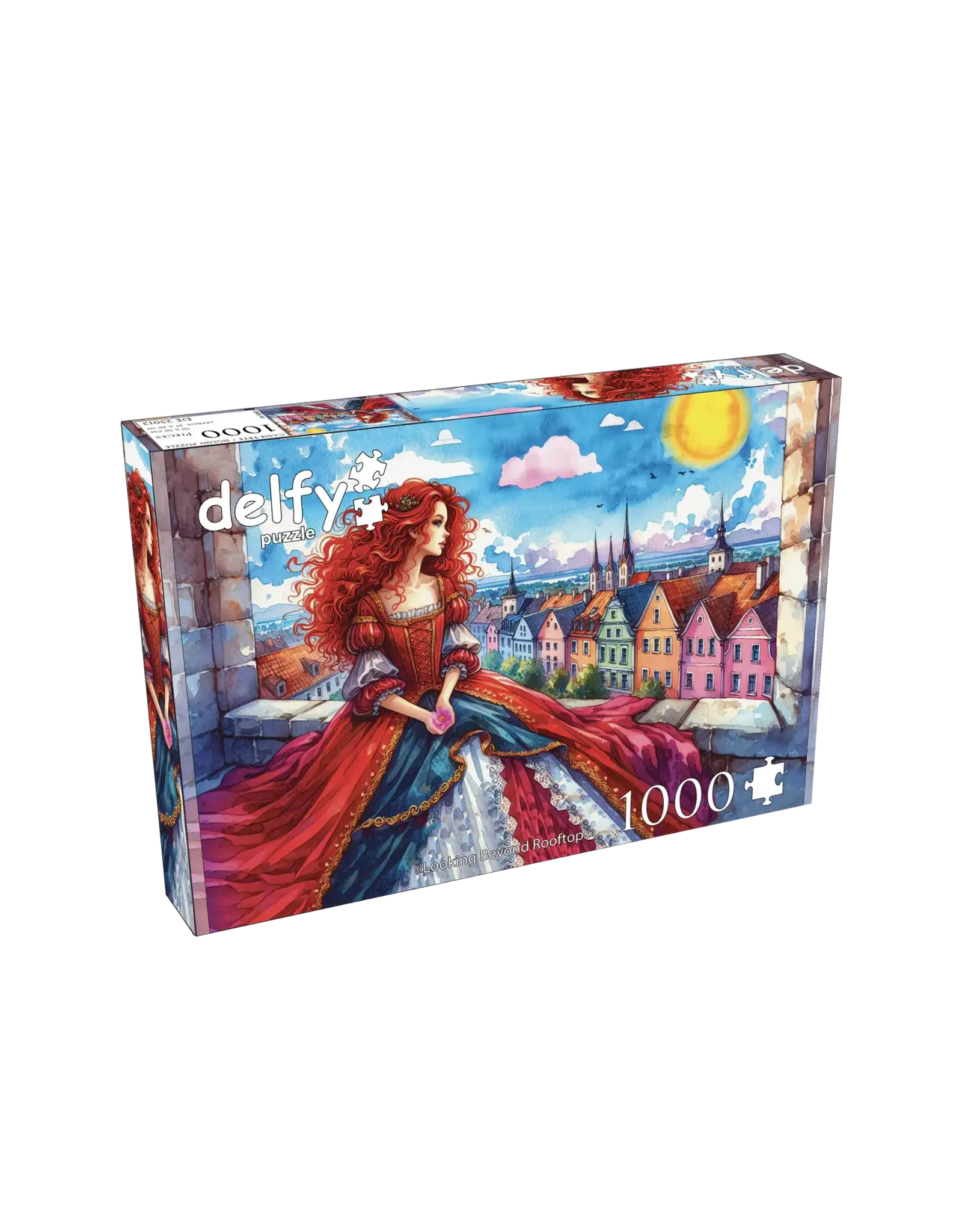 Delfy Looking Beyond Rooftops 1000pc