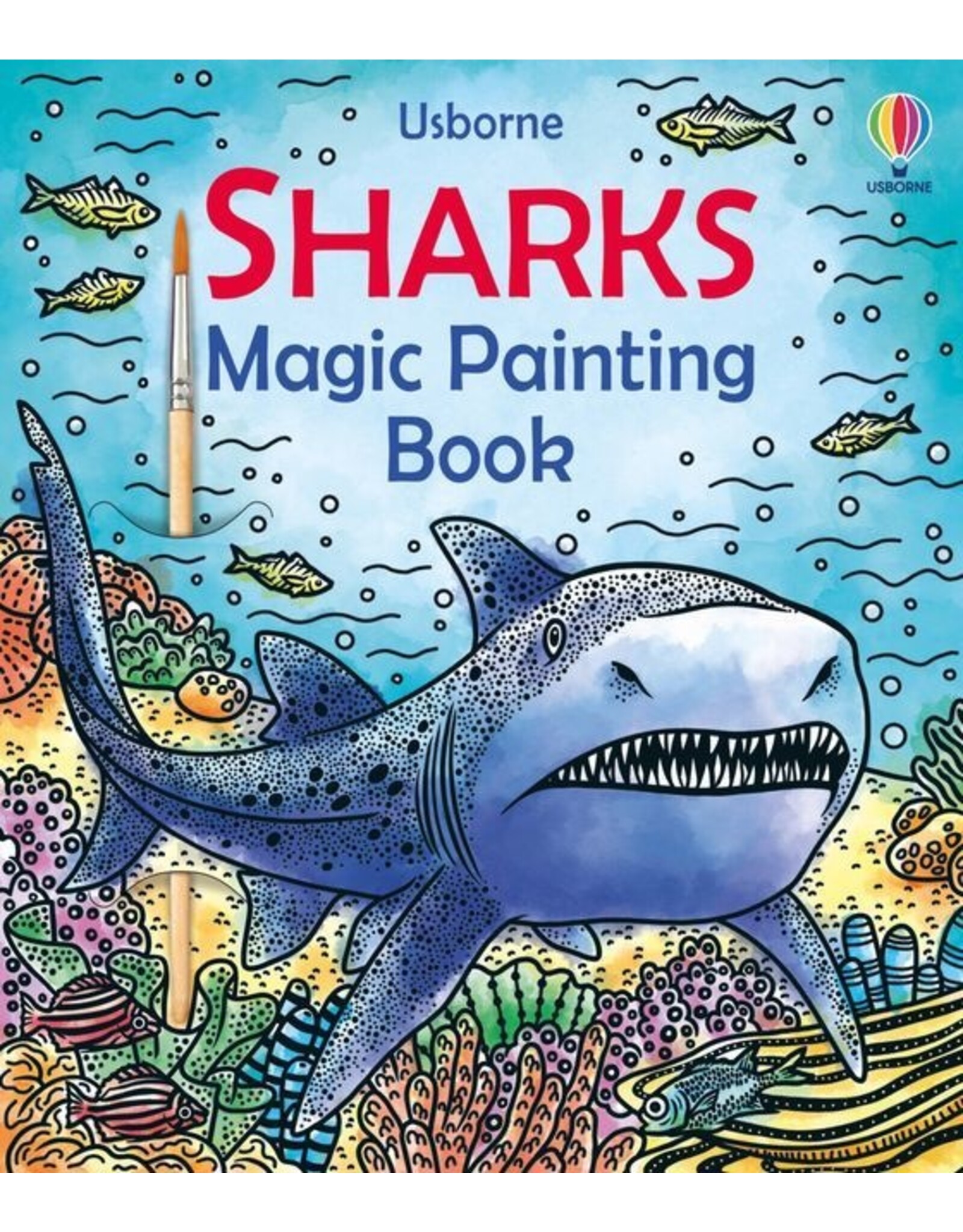 Usborne Sharks Magic Painting Book