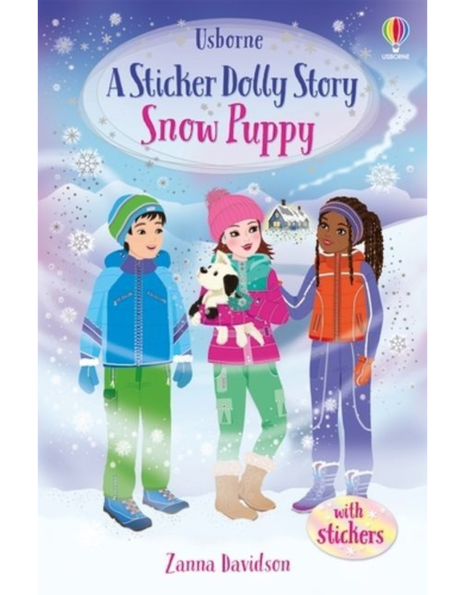 Usborne Sticker Dolly Stories: Snow Puppy