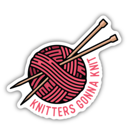 Stickers Northwest Knitters Gonna Knit Yarn Sticker