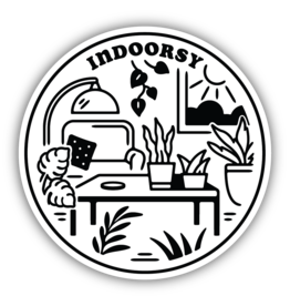Stickers Northwest Indoorsy Houseplants and Desk Sticker