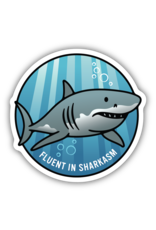 Stickers Northwest Fluent In Sharkasm Shark Sticker