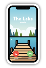 Stickers Northwest The Lake Is Calling Phone Sticker