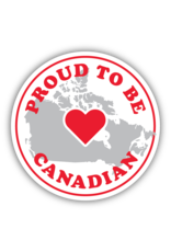 Stickers Northwest Proud To Be Canadian Circle Sticker