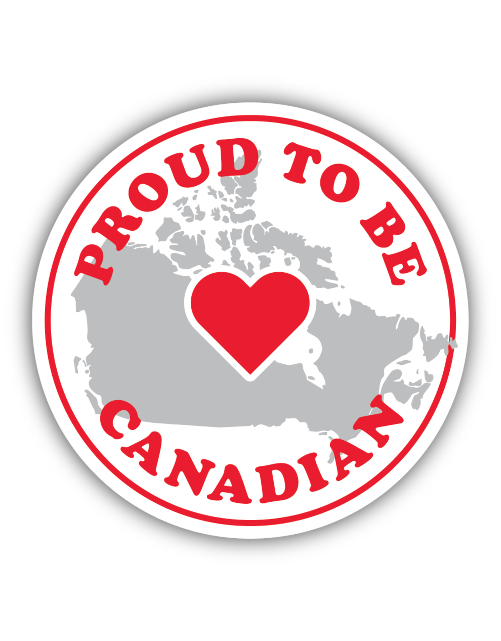 Stickers Northwest Proud To Be Canadian Circle Sticker