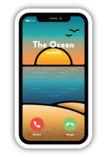 Stickers Northwest The Ocean Is Calling Phone Sticker