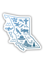 Stickers Northwest British Columbia Icons Sticker