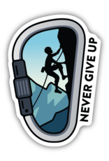Stickers Northwest Never Give Up Climber Sticker