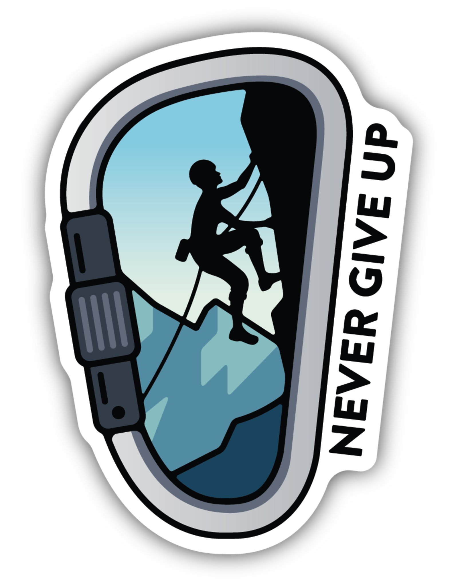 Stickers Northwest Never Give Up Climber Sticker