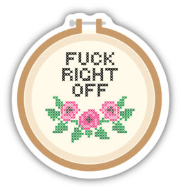 Stickers Northwest Fuck Right Off Embroidery Sticker