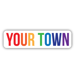 Stickers Northwest Kamloops British Columbia Rainbow Sticker