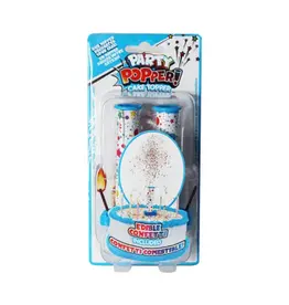 Cake Topper Party Popper - Blue