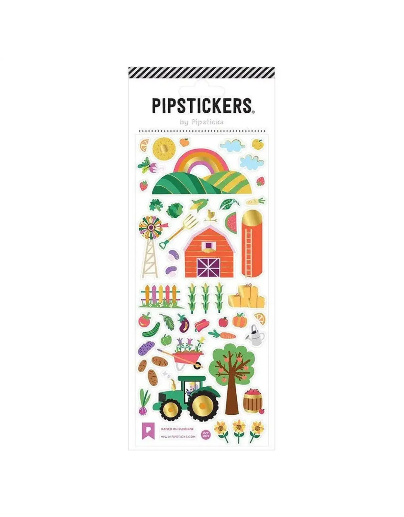 Pipsticks Raised on Sunshine Sticker