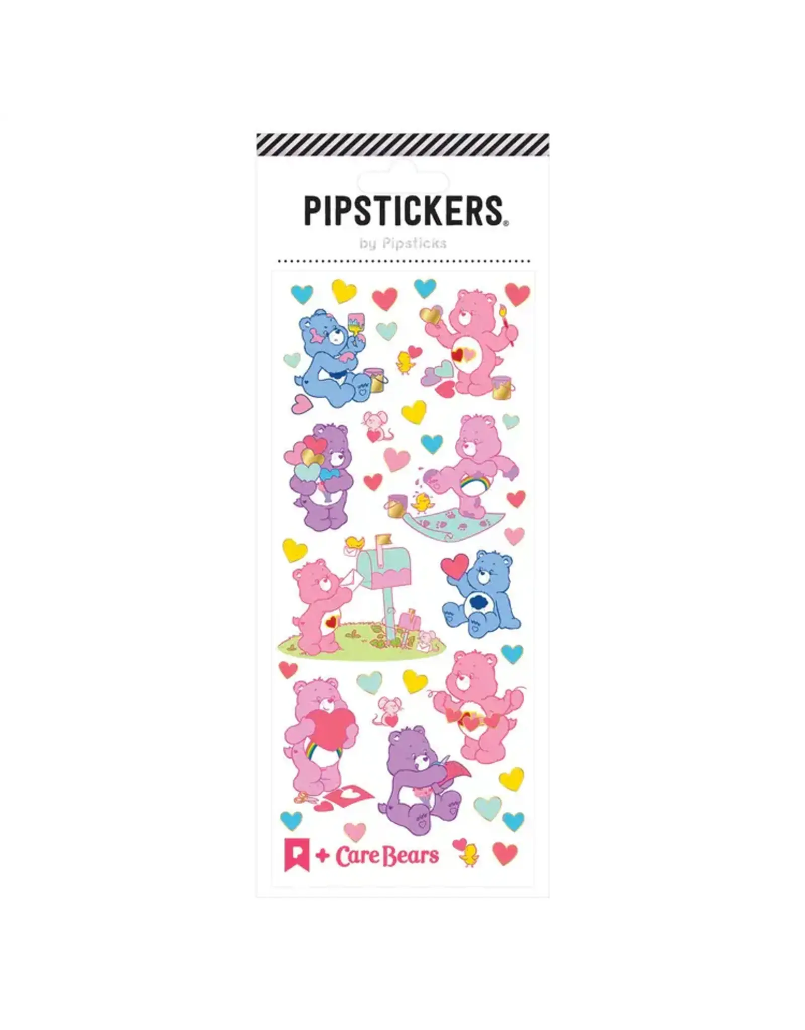Pipsticks Care Bears Created With Love Stickers