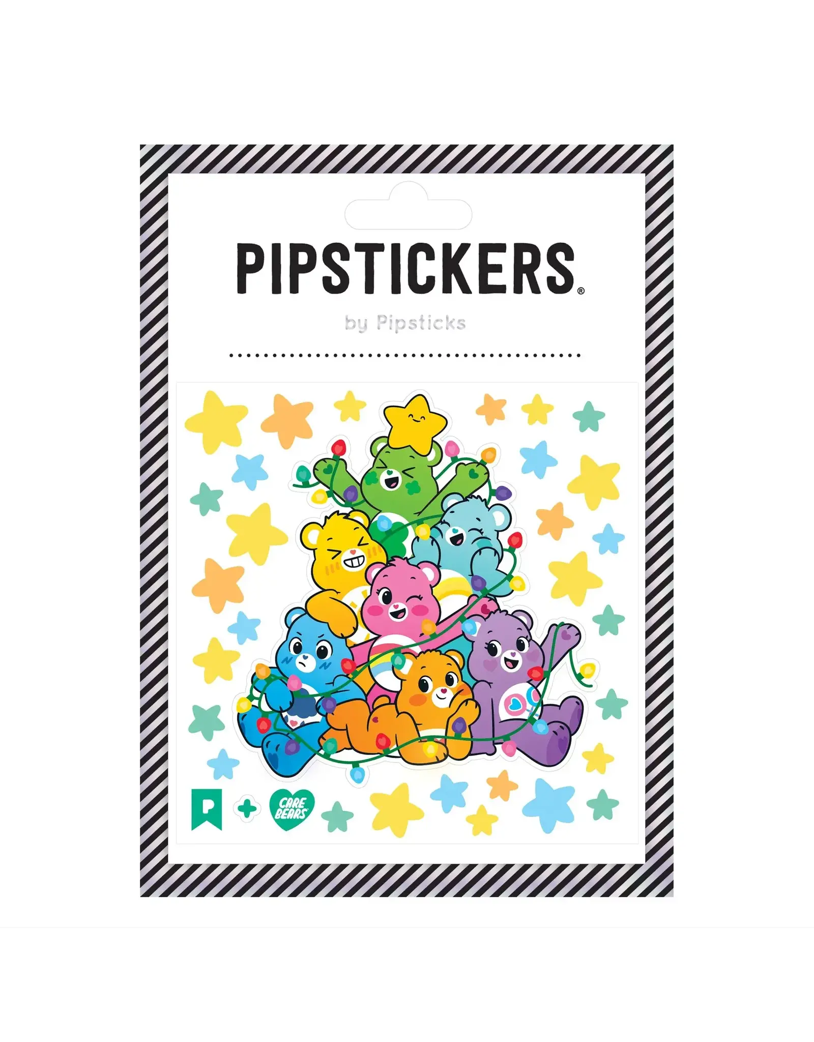 Pipsticks Care Bears Fuzzy Christmas Tree Sticker