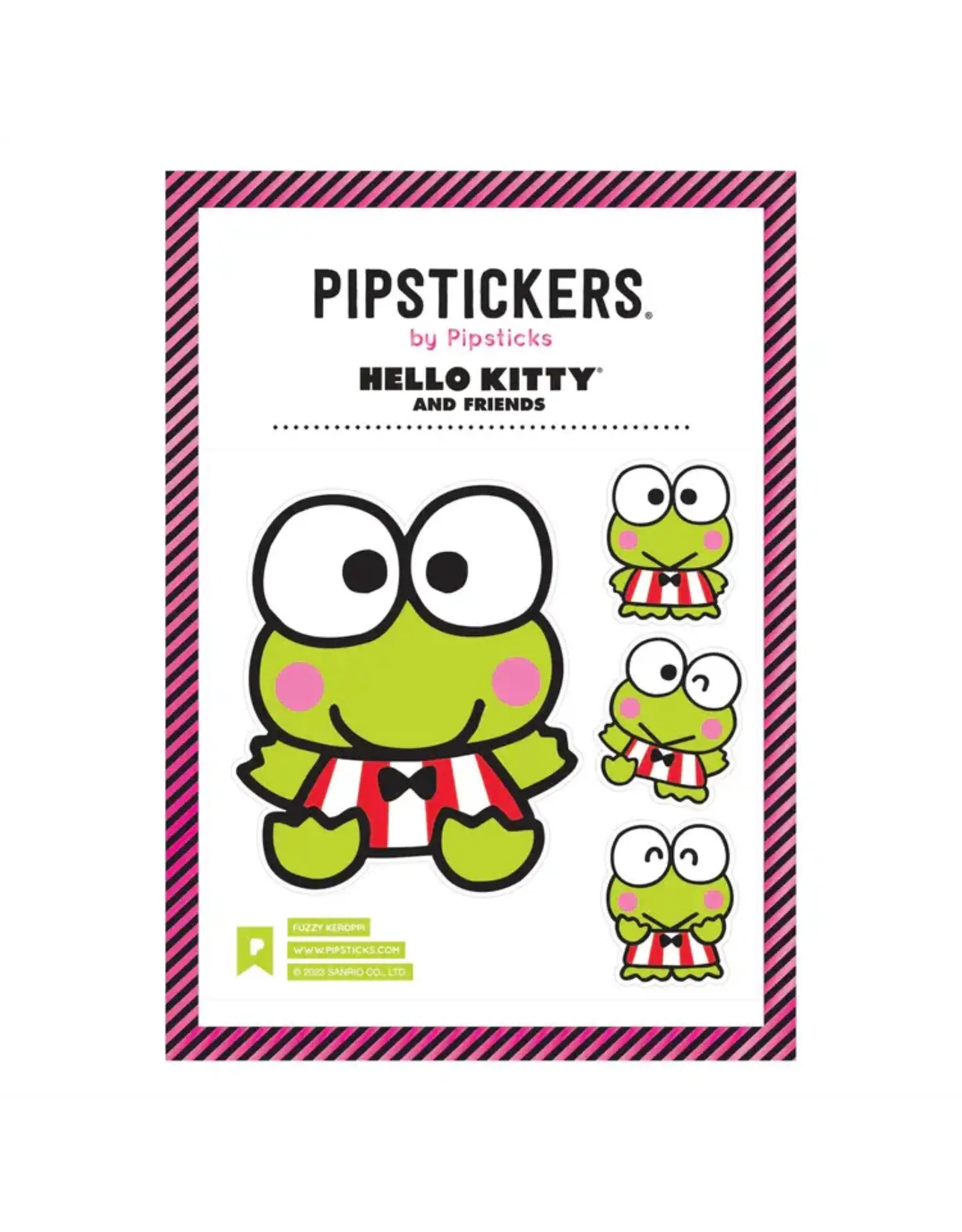 Pipsticks Fuzzy Keroppi Sticker