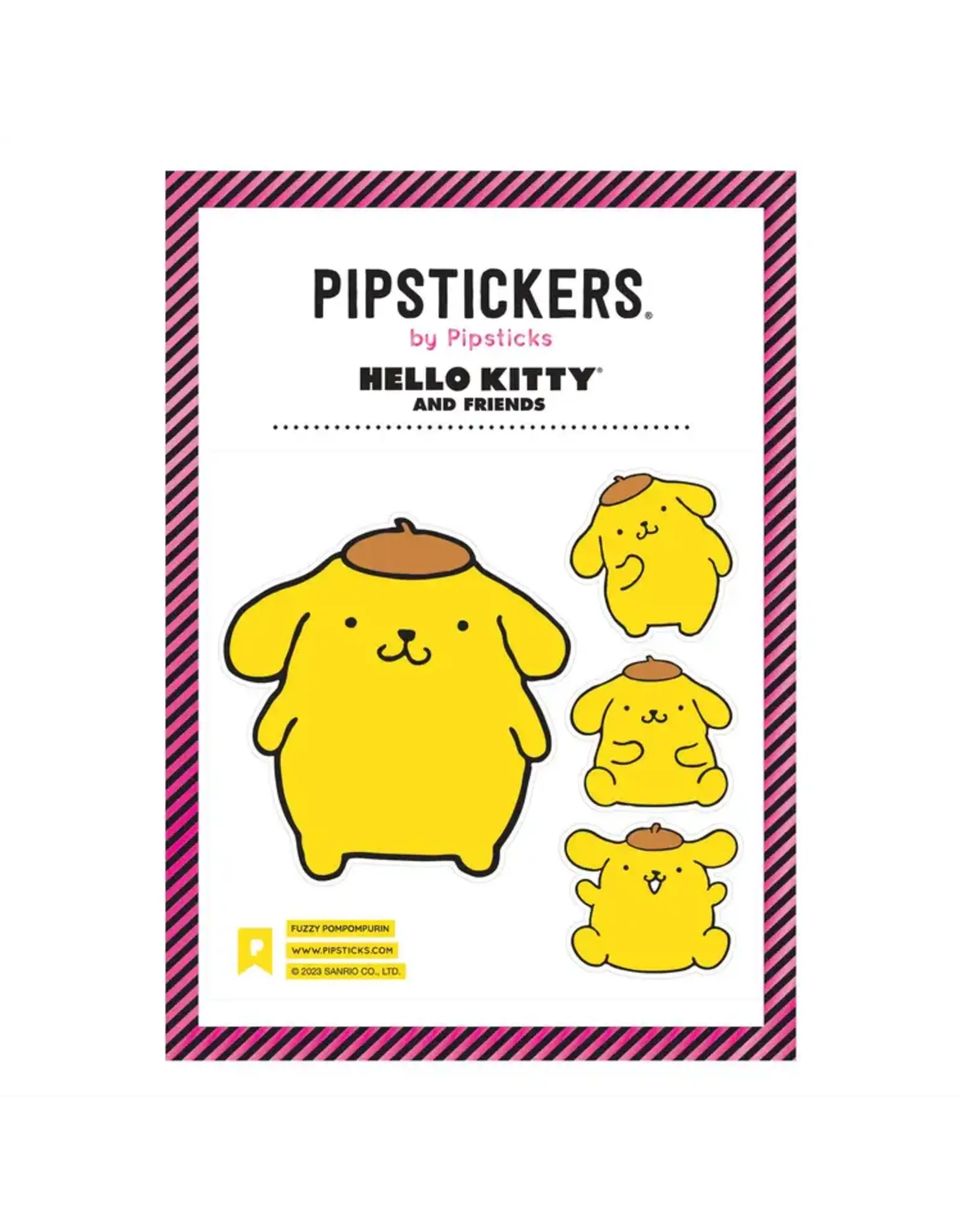 Pipsticks Fuzzy Pompompurin Sticker